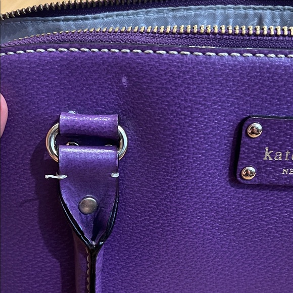 Kate Spade Wellesley Rachelle Purple Handbag - Picture 6 of 13
